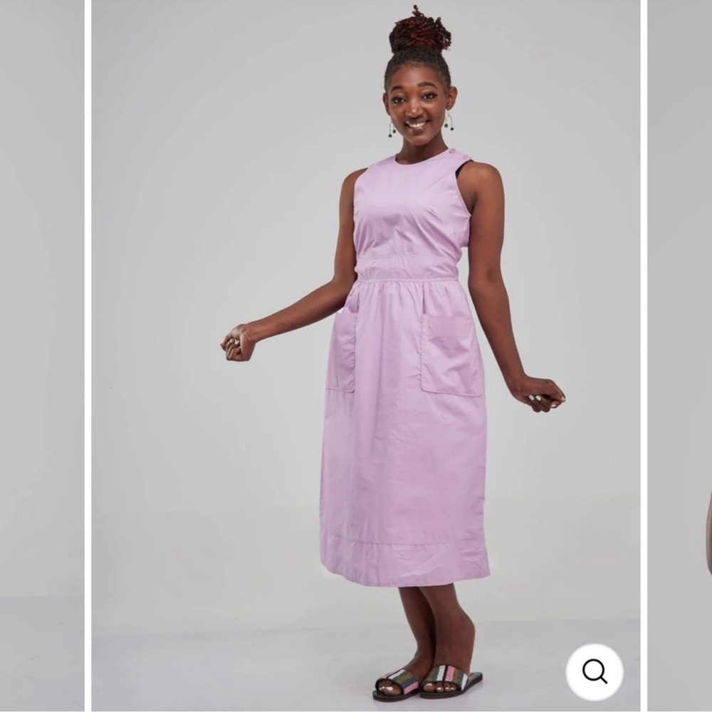 J.crew Lavender Sleeveless Midi Dress
